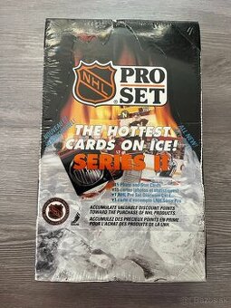 Hokejové karty Factory sealed box Pro Set 1991-92 Series 2