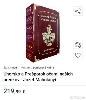 Uhorsko a prešporok očami našich predkov