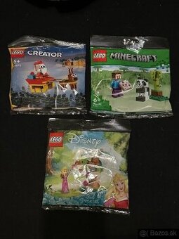 3x lego Minecraft, Disney a Creator nove neotvorené