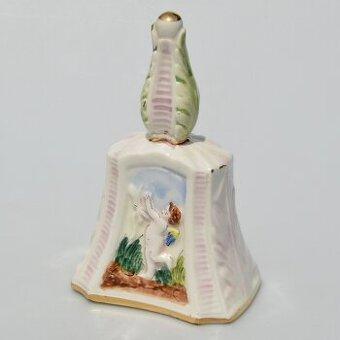 Porcelánový zvonček - Cherubín