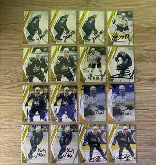 Podpísané hokejové kartičky hokejistov Spišská Nová Ves