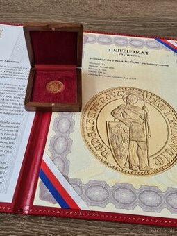 2 dukát - Svätováclavské dukáty (variant s postavou)