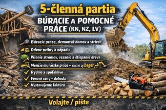 Výkopové - Búracie atď