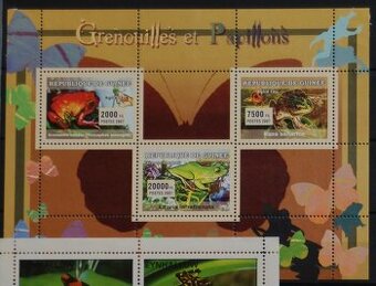 Poštové známky - Obojživelníky 13 - neopečiatkované