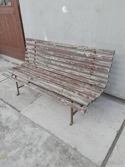 Predám záhradnú lavičku