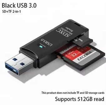 USB 3.0 čítačka pamäťových kariet