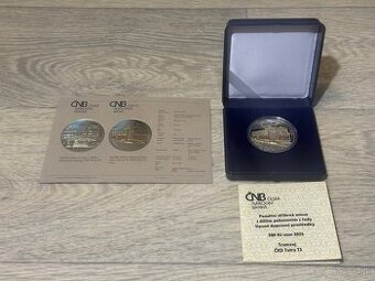 Predám striebornú investičnú mincu Tatra T3 2024 za 169€