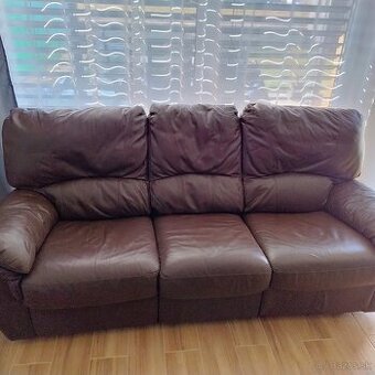 Kožená sedacia súpravu 3+2