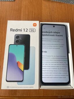 Predám Redmi 12 5G,RÁM 128GB