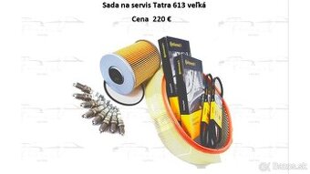 Tatra 613 Velka sada na servis