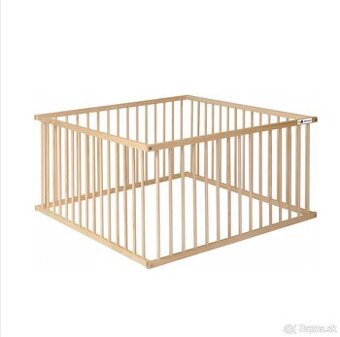 Wilsondo Detská drevená ohrádka Santos borovica 150 x 150 cm