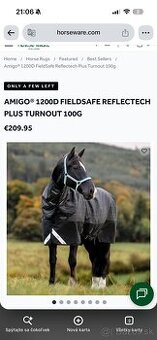 Horseware Amigo bravo 12 reflectech 140