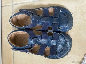 Barefoot kožené sandale papučky 30 - 1
