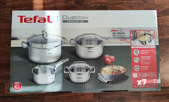 Nová súprava riadu / hrncov Tefal Duetto+ G719S734 7 ks