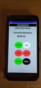 Bezdrôtové ovládanie frekvenčného meniča