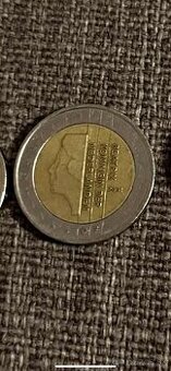 2 eurova minca Beatrix Koning Der Nederlanden