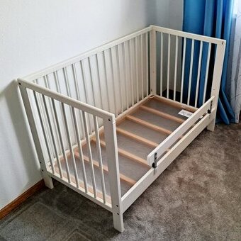 Detská postieľka IKEA GULLIVER+ matrac IKEA KRUMMELUR