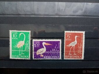 Poštové známky č.898 - Rumunsko - vtáci