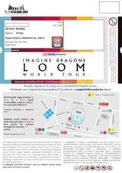 IMAGINE DRAGONS - LOOM World Tour - 15.6.2025 - Budapešť