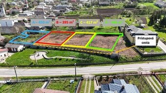 400 m2 POZEMOK na výstavbu rodinného domu - Kysta