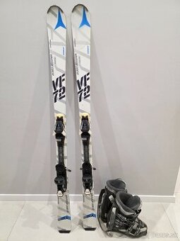 Dámske 🎿 lyže s viazaním a lyžiarkami