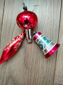 Retro vianočné ozdoby II a retro svetielka