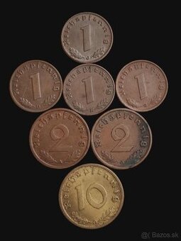 Drobné obehové mince Nemecka