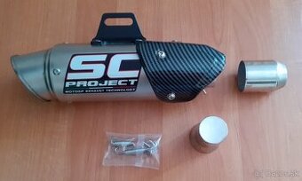 Na predaj športový, ladený, nový, nerezový výfuk na motorku