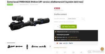 PARD DS 35-70 LRF, 940nm s dialkomerom - 1