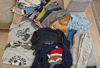 Veľký balík kvalitného oblečenia 98-104 pre chlapca