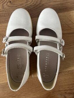 Dievčenské biele topánky Richter veľ. 33