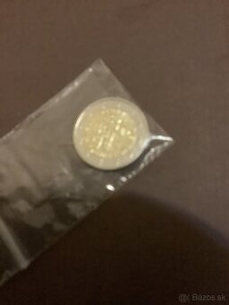 Jubilejná 2 eurová minca  Trenčín