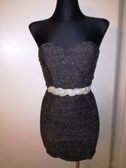 Strieborné koktejlky Pretty Women, nové, veľ. 36