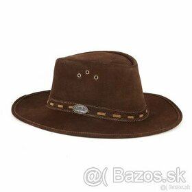 Nový kožený klobúk BUSHMAN