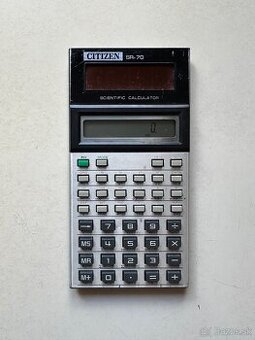 Vintage kalkulačka Citizen SR-70