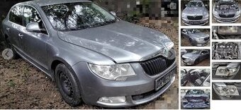 predám DVERE Škoda Superb 2.0 tdi 2010 MOTOR CFF, PREVODOVKA