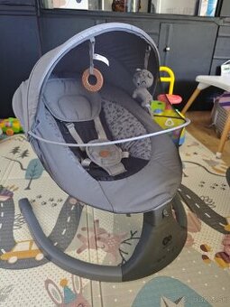 Kinderkraft lehátko 2v1 dark grey