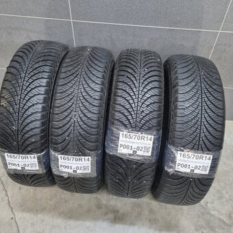Celoročné pneumatiky 165/70 R14 GOODYEAR