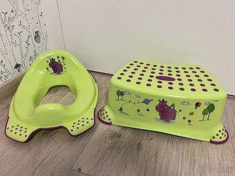 Detska redukcia na WC a stupienok