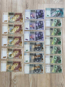 Slovenské bankovky/koruny pred eurom