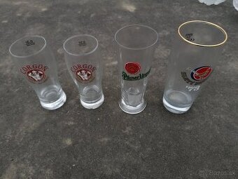 Predám sklenené pivové poháre