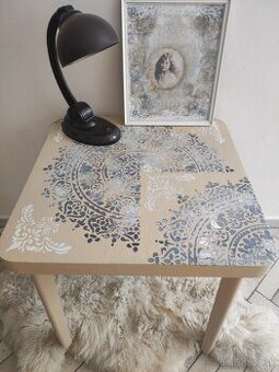 Stoličky,stolík,bedna Provence