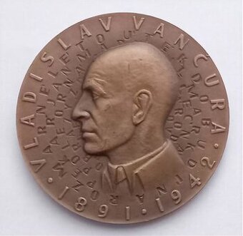 Medaila 1981 Vladislav Vančura sign. Hvozdenský