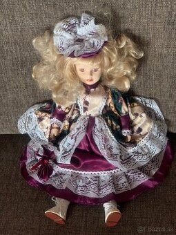 Bábika porcelánová retro
