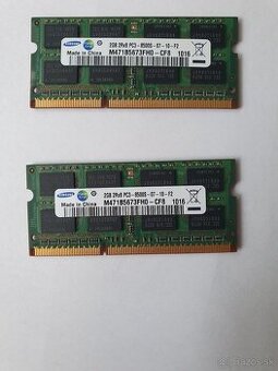 Samsung 2x 2GB DDR3 SO-DIMM