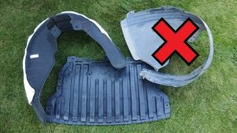 Mercedes S - kryt motor Kia Sportage - podblatnik