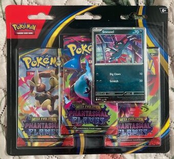 Pokémon TCG Phantasmal Flames 3 Blister Booster