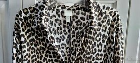 Šaty H&M s leopardím vzorom č.M - 1