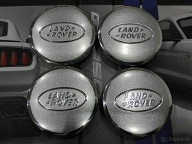 Stredove krytky diskov Land Rover strieborne