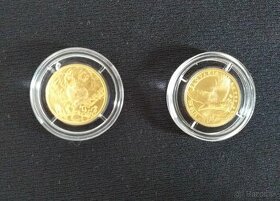 SLOVENSKÝ OROL / ČESKÝ LEV - Gold 9999